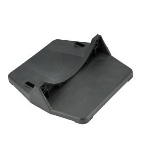 Schwarzer Pumpenfuß Sockel aus Kunststoff für Poolpumpe