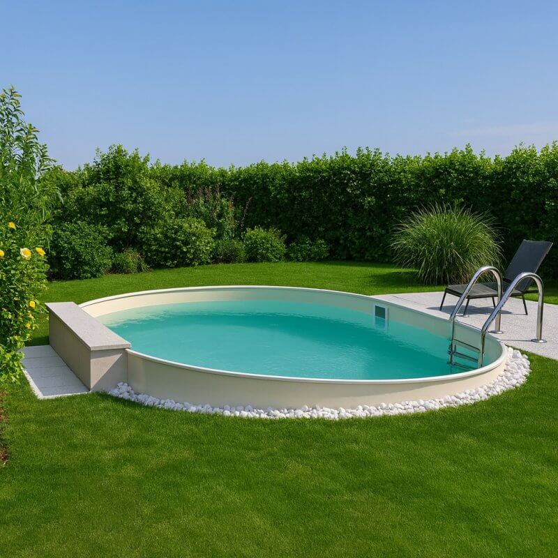 Standwandpool, Ovalbecken