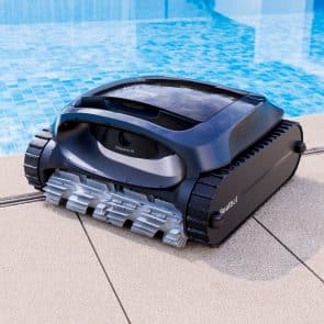 Kabelloser 3-in-1 Poolroboter Beatbot Aquasense 2 für die vollautomatische Reinigung von Boden, Wänden und Wasserlinie.