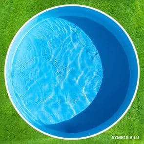 Einzelbecken Stahl&shy;wand-Rundpool  450&nbsp;x&nbsp;120&nbsp;cm | Poolfolie blau 0,8 mm