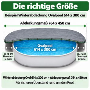 Winterabdeckung grau