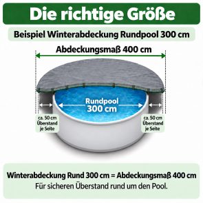 Winterabdeckung grau