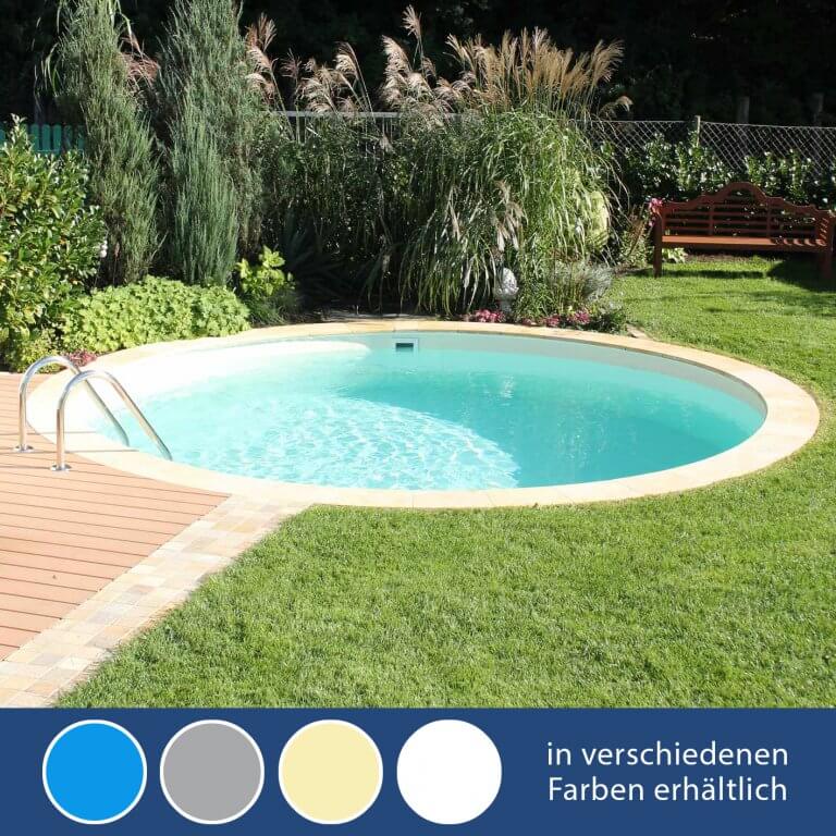 Stahlwandpool Rund 400 X 150